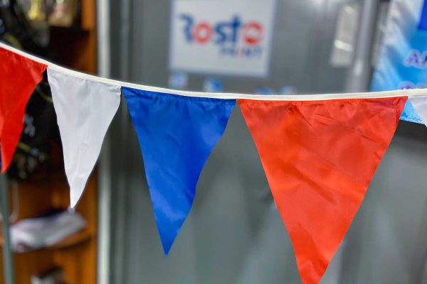 Флажная лента триколор